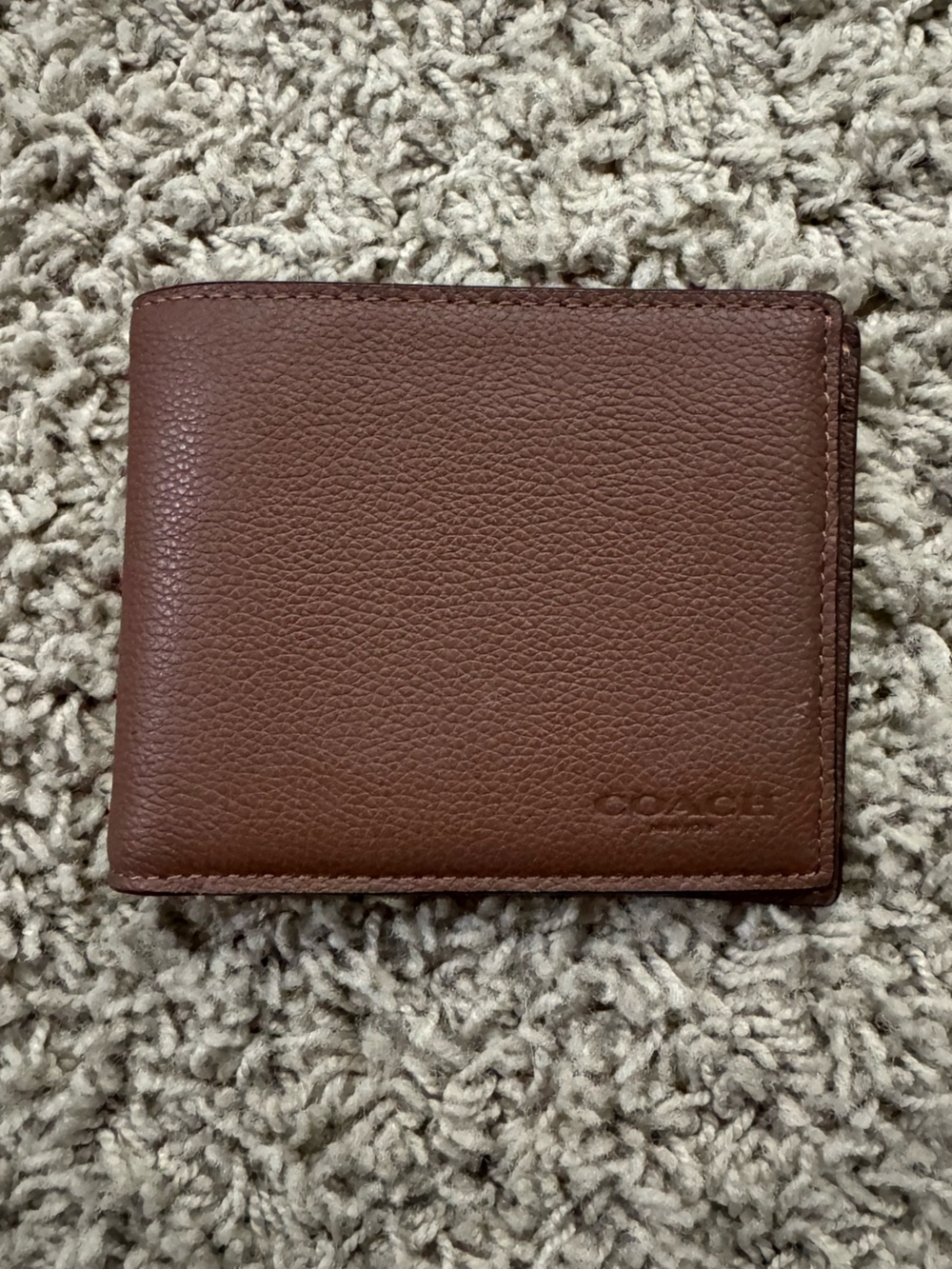 Coach Brown Leather Bifold Wallet